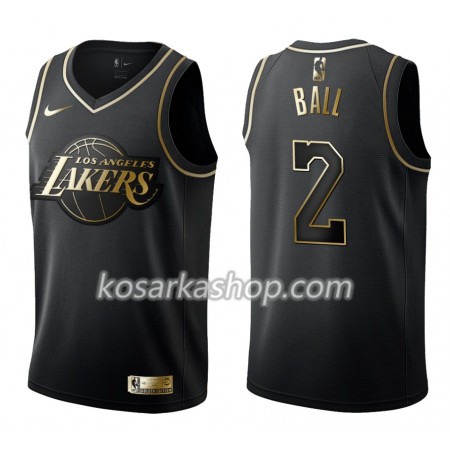 Dres Los Angeles Lakers Lonzo Ball 2 Nike Crna Golden Edition Swingman